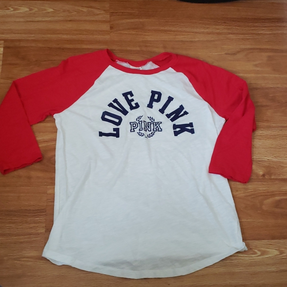 3/4 sleeve PINK top!